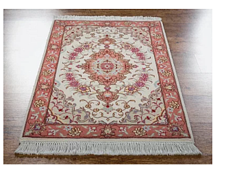 Иранский ковер из шерсти и шёлка «TABRIZ IR» 7-240/S-IR 60 x 90 см Мир ковров