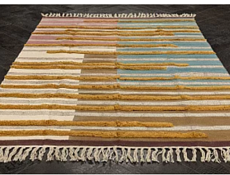 Индийский ковер из хлопка «KILIM PRINT» MLT-4 Мир ковров