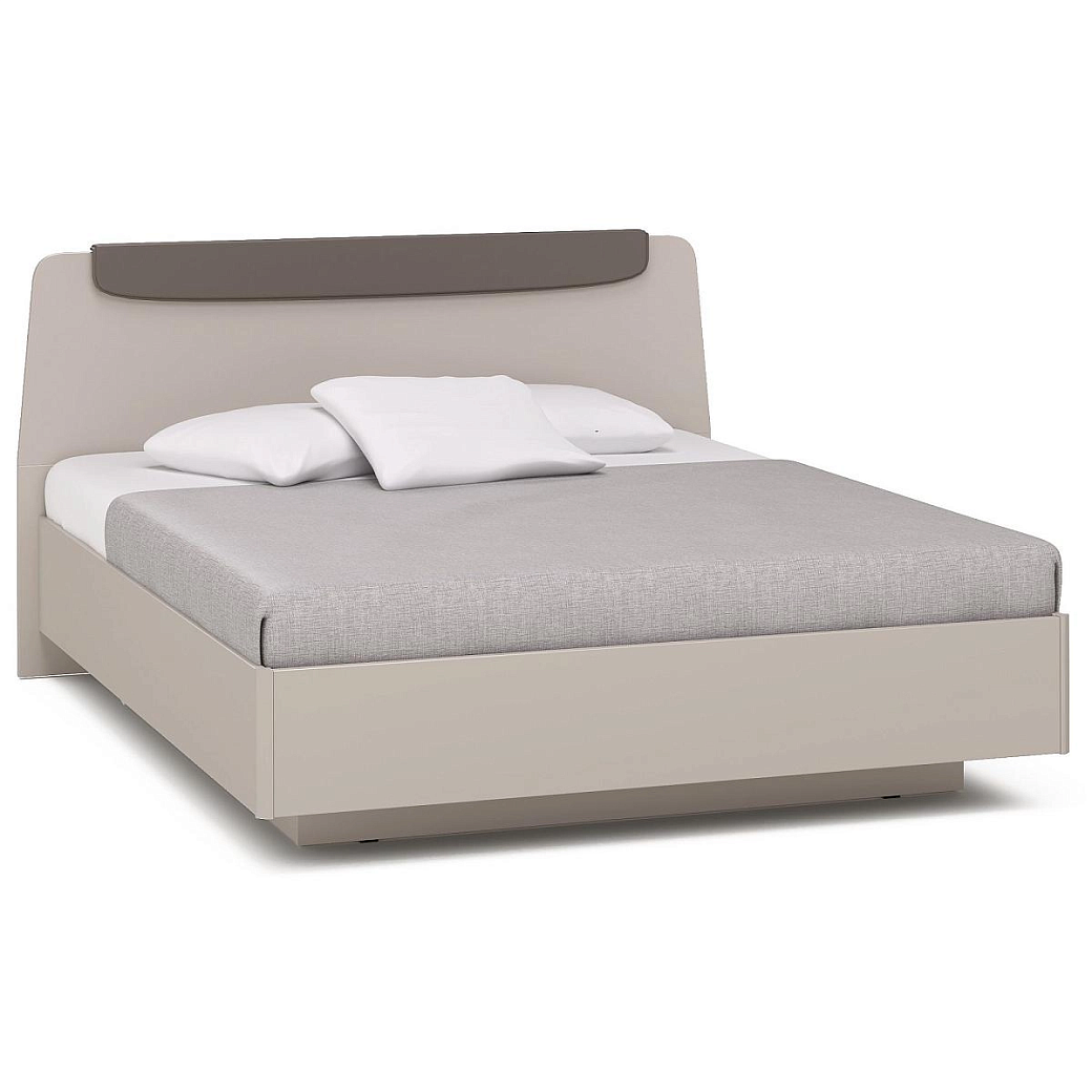Кровать двуспальная 160х200 Soho беж Шатура