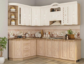Кухонный гарнитур угловой Шарлотта 18 (ширина 170х240 см) 