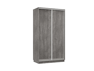 Шкаф-купе двухдверный Капелла бетон