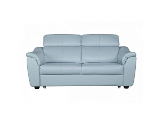 Диван Дублин 3 р, Голубой, Кожа Supreme Tormaline Home Collection