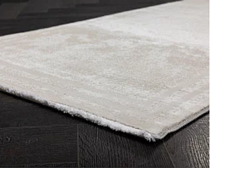 Турецкий ковер из полипропилена и полиэстера «MOON» 6489A-CREAM-L.GREY(Runner) 100 x 300 см Мир ковров