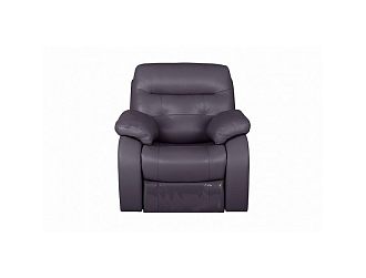 Кресло "Рей" механический реклайнер, Кожа Bellagio Lavender Home Collection