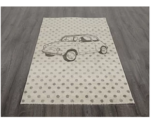Бельгийский ковер из полипропилена «SEVILLA» 6657-6S13-PWHT-GRY 120 x 170 см Мир ковров