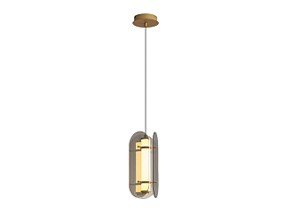 Подвес Fada (дымчато-серый) D190*H420/1925 LED*12.6W, 4625-2P Ангстрем