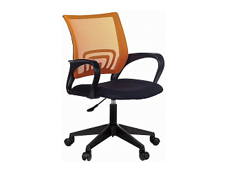 Кресло ВB_Ичэйр-396 (ЛT) сетка/ткань оранжевый пластик