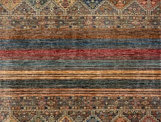 Пакистанский ковер из шерсти «SHAWL KANDI» MULTY-MULTY(167x233) 167 x 233 см Мир ковров