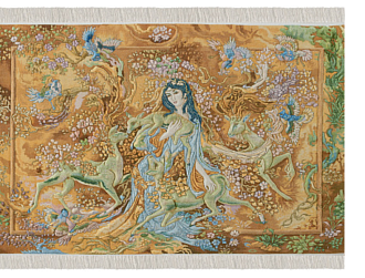 Иранский ковер из шерсти и шёлка «TABRIZ IR» 9-263-IR 95 x 130 см Мир ковров