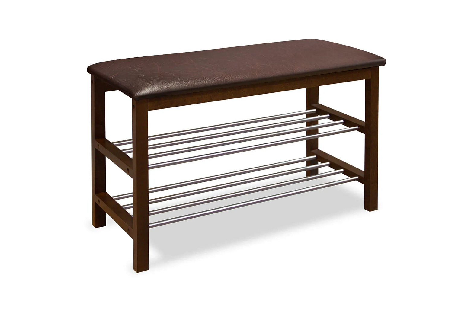 Банкетка SR-0628 темный орех / коричневый