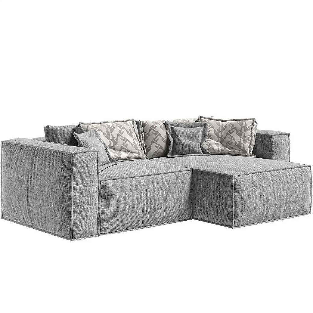 Диван Бриошь компактный угловой пр\лев Ферст без подушек