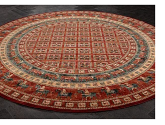 Бельгийский ковер из шерсти «KASHQAI» 4301-300(Round) 300 x 300 см Мир ковров