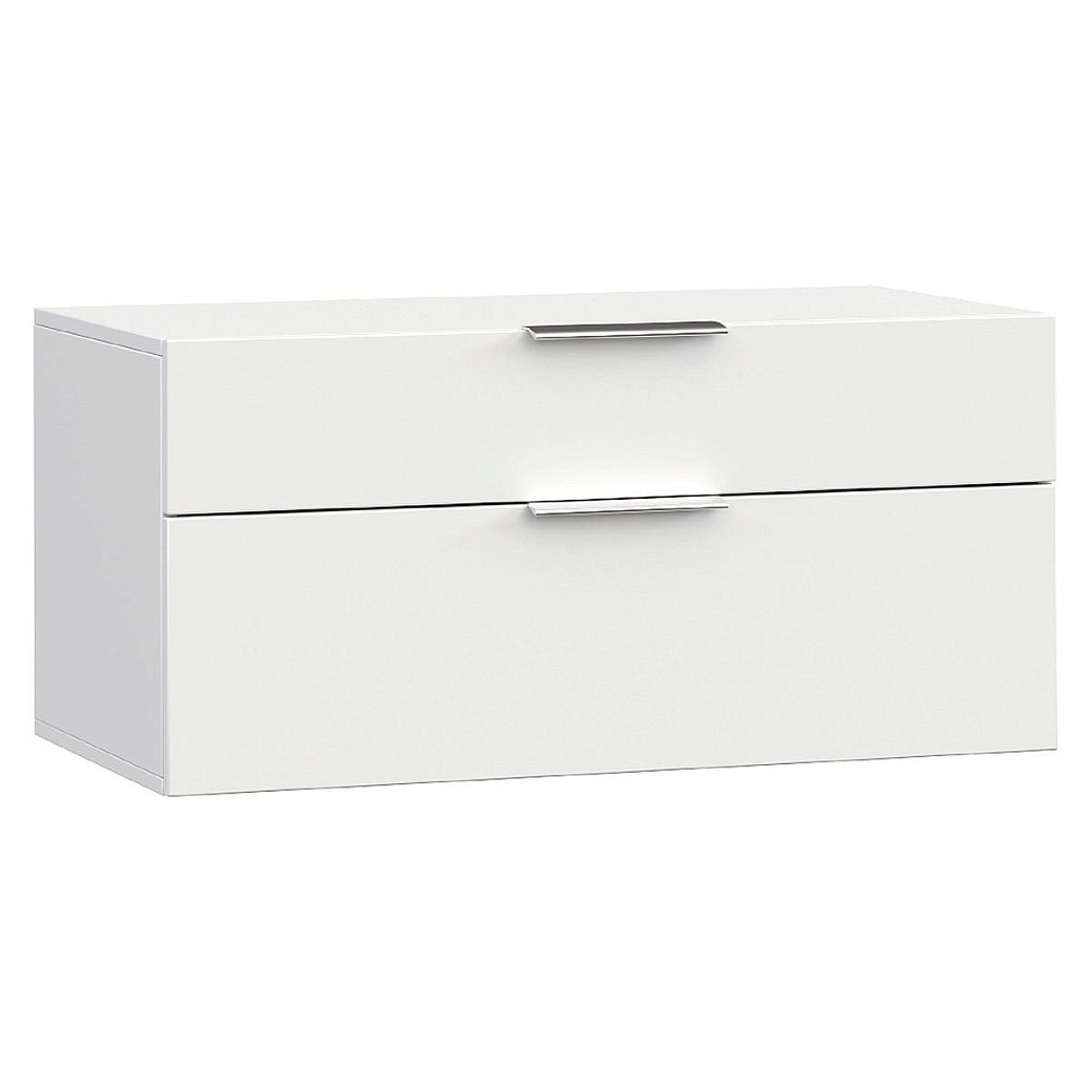 Тумба навесная под телевизор Сохо белая