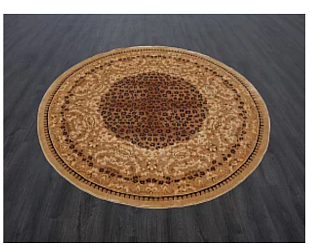 Китайский ковер из шёлка «SHANGHAI SILK» GS2355-K2212(Round) 250 x 250 см Мир ковров