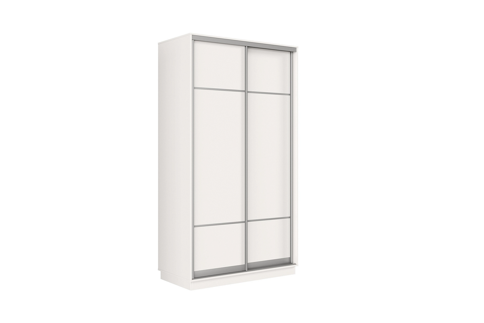 Шкаф-купе двухдверный Альнаир белый