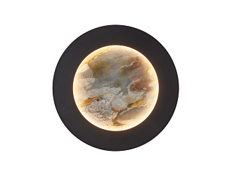Настенный светильник Lago (чёрный) D50*W300*H300 LED*24W Ангстрем