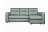 Угловой диван Дрим с канапе 241 с накладкой , Зеленый, Ткань Fulton Mint