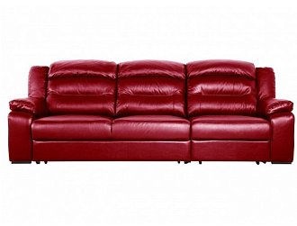 Диван Модульный Денвер 3 р , Красный, Кожа Teraldi Dalia Home Collection