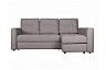 Угловой диван Дрим с канапе 241 с накладкой , Серый, Ткань Drive 07