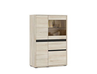 ШКАФ-ВИТРИНА LUNA LN1021.1 Dятьково Design - ДЯТЬКОВО