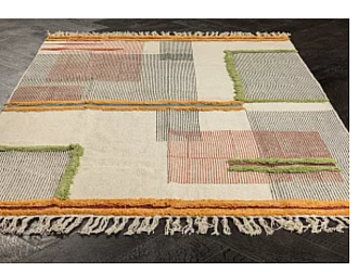 Индийский ковер из хлопка «KILIM PRINT» MLT-3 Мир ковров