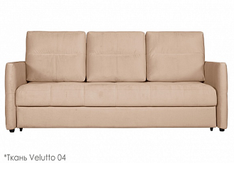 Диван Дрим 3 р 225, Бежевый, Ткань Velutto 04 Home Collection