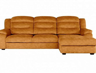Угловой диван Модульный Денвер с канапе, Желтый, Ткань Goya Honey Home Collection