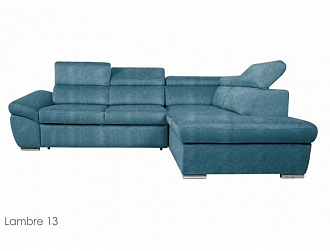 Угловой диван Капри с канапе 285 , Синий, Ткань Lambre 13 Home Collection