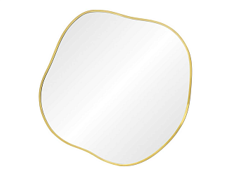 Зеркало Organic L Gold в тонкой раме Smal Ангстрем