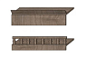 полка 4450-Bc-71 размер - 500x470x330 Мебель Белоруссии