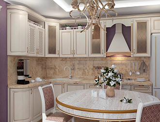 Кухня Квадро (угловая) ЛИДЕР ИНТЕРЬЕРА