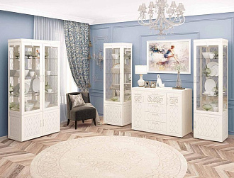 Набор мебели для гостиной Тиффани 25 (ширина 100х232 см) Home Collection