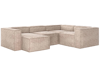 Диван Бриошь Премьер П-образный с широкими подлокотниками