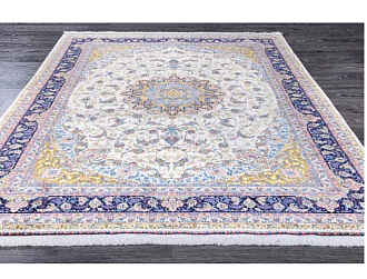 Иранский ковер из шёлка и модала «QUM PERSIAN» 623-CRM 200 x 300 см Мир ковров