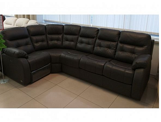 Угловой диван Рей с тумбой, , Кожа Home Collection