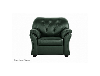 Кресло "Ванкувер" , Кожа Madras Grass Home Collection