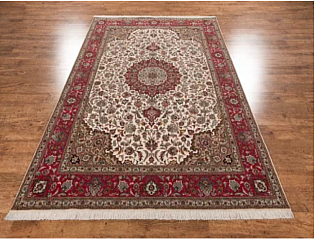 Иранский ковер из шерсти и шёлка «TABRIZ IR» 10-39-Javad Qalam-IR 205 x 305 см Мир ковров