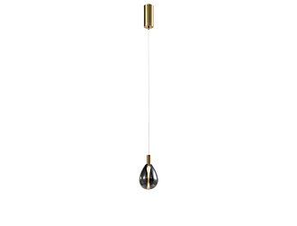 Подвес Hopper (дымчато-серый) D150*H390/1890 LED*4.3W Ангстрем