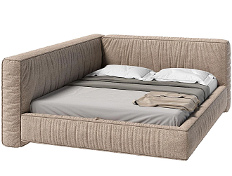 Кровать двуспальная 160*200 Brioche Basic угловая левая с подъемным механизмом