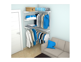 Гардеробная №20, белая.