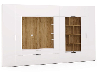 Комплект для гостиной Сохо белая №08