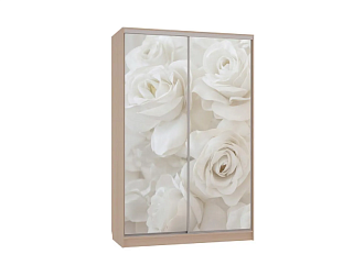 Шкаф-купе Гранд 7-600 розы дуб млечный
