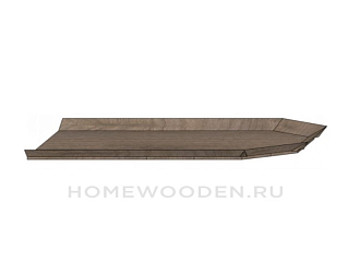полка 51БП - размер 1252x66x700 Мебель Белоруссии