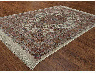 Иранский ковер из шерсти и шёлка «TABRIZ 40» 15-35A/S-KHATIBI 100 x 150 см Мир ковров
