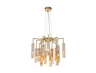 Подвесная люстра Orgel (золото) D555*H435/1635 15*G9*25W