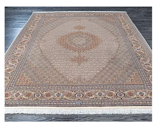 Иранский ковер из шерсти и шёлка «TABRIZ MAHI» 12-300-IR 200 x 310 см Мир ковров