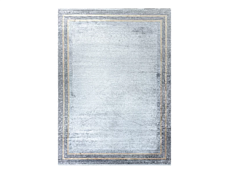 Турецкий ковер из бамбукового шёлка и акрила «Cabinet Rugs» 7088A-LGRY-black Мир ковров