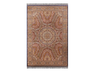 Турецкий ковер из шёлка и модала «SILK QUM» 1011M-BLU-BLU 200 x 300 см Мир ковров