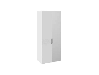 Шкаф для одежды с 1 глухой и 1 зеркальной дверями (зеркало справа) «Скарлет» - СМ-339.07.004 R Хорошая мебель ТриЯ