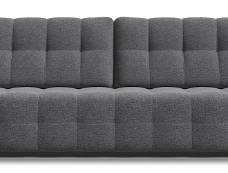 Диван Босс Мини Рогожка Мальмо серый